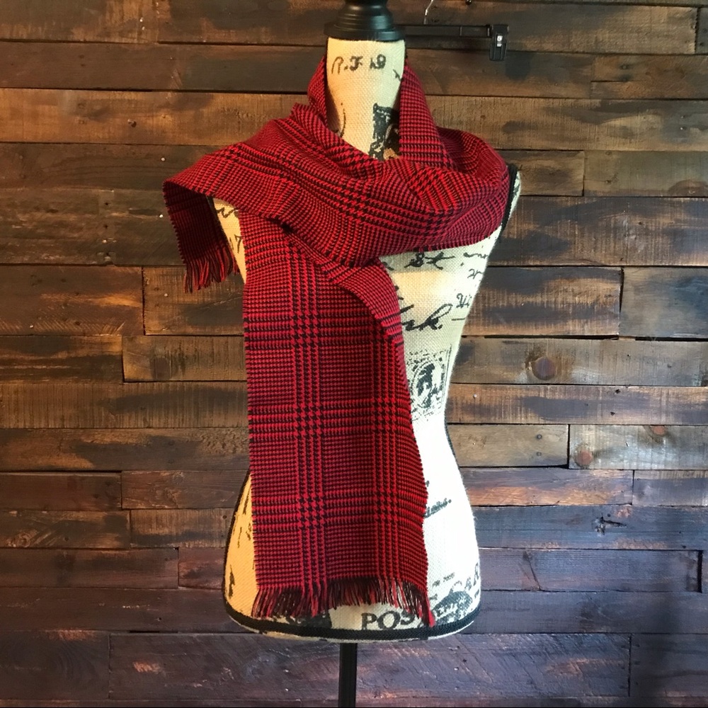 Red & Black Scarf